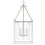 Capital Lighting 4 Light 11-3/4" Wide Taper Candle Pendant Brushed Nickel