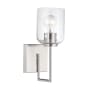 Capital Lighting Carter 13" Tall Bathroom Sconce Brushed Nickel