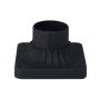 Capital Lighting Pier Mount Flange for Pier Mounting Post Lights Black