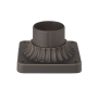 Capital Lighting Pier Mount Flange for Pier Mounting Post Lights Oiled Bronze