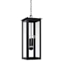 Capital Lighting Hunt 4 Light 11" Wide Outdoor Pendant Black