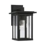 Capital Lighting Barrett 12" Tall Outdoor Wall Sconce Black