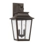 Capital Lighting Chandler 2 Light 20" Tall Outdoor Wall Sconce Oiled Bronze