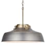 Capital Lighting Oakwood Single Light 18" Wide Pendant Antique Nickel