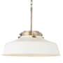 Capital Lighting Oakwood Single Light 18" Wide Pendant Warm White