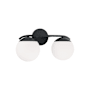 Capital Lighting Oliver 2 Light 17" Wide Vanity Light Matte Black