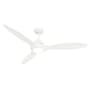 Casablanca Surea 56" 3 Blade Indoor / Outdoor LED Energy Star Ceiling Fan with Remote Included Fresh White
