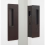 Cavilock Magnetic Latching Double Cylinder Double Door Pocket Door Set for 1-3/4 Inch Door Thickness Oil Rubbed Bronze