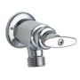 Chicago Faucets Wall Mounted Inside Sill Faucet with Tee Handle Chrome