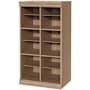 ClosetMaid Modular Tower 21-1/2"W Multi Compartment Closet Storage System Shelf Unit Sand