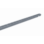 ClosetMaid ShelfTrack 48 Inch Standard Shelf Hanging Mount Track Satin Chrome