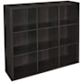 ClosetMaid Cube 44" Wide 9 Shelf Shelving Unit Black Walnut