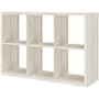 ClosetMaid Cube 13-1/2" Wide 6 Shelf Shelving Unit Bleached Walnut