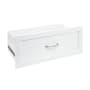 ClosetMaid SuiteSymphony 25 x 10 Inch Drawer For Custom Closet Systems Pure White