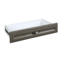 ClosetMaid SuiteSymphony 25 x 5 Inch Tall Drawer For Custom Closet Systems Graphite Gray