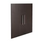 ClosetMaid SuiteSymphony Pair of 30" Tall Modern Doors For SuiteSymphony Closet Organizers Midnight Brown