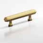 Colonial Bronze 321 Group Hexagon 12" Center to Center Solid Brass Luxury Appliance Handle / Pull - Made in USA Satin Brass