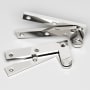 Colonial Bronze 5 Solid Brass 4-3/8" Wide Door Hinge - Pair Polished Nickel