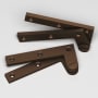 Colonial Bronze 5 Solid Brass 4-3/8" Wide Door Hinge - Pair Matte Oil Rubbed Bronze