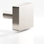 Colonial Bronze 520 Series Modern 1" Square Luxury Solid Brass Cabinet / Drawer Knob - Made in USA Matte Satin Nickel