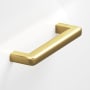 Colonial Bronze 782 Solid Brass 6 Inch Center to Center Handle Cabinet Pull Satin Brass