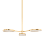 Corbett Lighting Beirut 3 Light 39" Wide LED Pendant Vintage Brass