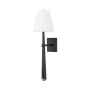 Corbett Lighting Esmeralda 27" Tall Wall Sconce Vintage Gold Leaf / Textured Black