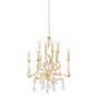 Corbett Lighting Aveline 8 Light 22" Wide Crystal Candle Style Chandelier Gold Leaf