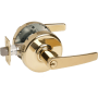 Corbin Russwin Commercial Panic Proof Grade 2 Keyed Entry Single Cylinder Lever Set with AZD Trim Polished Brass