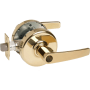 Corbin Russwin Commercial Panic Proof Grade 2 Keyed Entry Single Cylinder Lever Set with AZD Trim - Less Cylinder Polished Brass