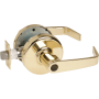 Corbin Russwin Panic Proof Grade 2 Keyed Entry Commercial Classroom Lever Set with NZD Trim - Less Cylinder Polished Brass