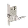 Corbin Russwin Commercial Fire Rated Panic Proof Grade 1 Left Handed Keyed Entry Office Mortise Lever Set with DSA Trim - Less Cylinder Satin Chrome