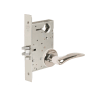 Corbin Russwin Fire Rated Panic Proof Grade 1 Left Handed Keyed Entry Commercial Classroom Mortise Lever Set with DSA Trim - Less Cylinder Polished Chrome
