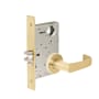 Corbin Russwin Fire Rated Panic Proof Grade 1 Keyed Entry Commercial Classroom Mortise Lever Set with NSA Trim - Less Cylinder Satin Brass