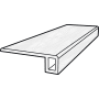 COREtec COREtec Premium 94" x 2" Vinyl Floating or Glue Down Vinyl Flooring End Cap/Threshold - Sold by Piece (7.87 LF/Piece) Keystone Pine