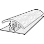 COREtec 94" x 2" Vinyl Floating or Glue Down Reducer - Sold by Piece (7.87 LF/Piece) Raw Terra Cotta