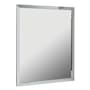 CRAFT + MAIN 30" W x 36" H Modern Rectangular Aluminum Framed Bathroom Wall Mirror Chrome