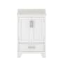 CRAFT + MAIN Ashlow 24" Free Standing Single Basin Vanity Set with Engineered Stone Vanity Top White Oak