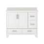 CRAFT + MAIN Ashlow 42" Free Standing Single Basin Vanity Set with Engineered Stone Vanity Top White Oak