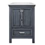 CRAFT + MAIN Brantley 25" Free Standing Single Basin Vanity Set with Cabinet and Fireclay Vanity Top Harbor Blue
