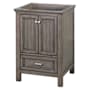 CRAFT + MAIN Brantley 24" Single Free Standing Wood Vanity Cabinet Only - Less Vanity Top Distressed Grey