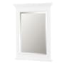 CRAFT + MAIN Brantley 24" W x 32" H Modern Rectangular Wood Framed Bathroom Wall Mirror White