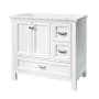 CRAFT + MAIN Brantley 36" Single Free Standing Wood Vanity Cabinet Only - Less Vanity Top White