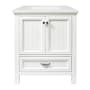 CRAFT + MAIN Brantley 31" Free Standing Single Basin Vanity Set with Cabinet and Fireclay Vanity Top White