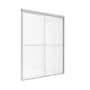 CRAFT + MAIN Cove 72" High x 60" Wide Sliding Frameless Shower Door with Tempered Glass Brushed Nickel