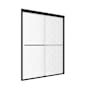 CRAFT + MAIN Cove 72" High x 60" Wide Sliding Frameless Shower Door with Tempered Glass Matte Black