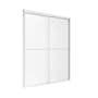 CRAFT + MAIN Cove 72" High x 60" Wide Sliding Frameless Shower Door with Tempered Glass Silver