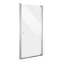 CRAFT + MAIN Cove 72" High x 24-1/2" Wide Hinged Frameless Shower Door with 1/4" Clear Glass Brushed Nickel