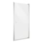 CRAFT + MAIN Cove 72" High x 24-1/2" Wide Hinged Frameless Shower Door with 1/4" Clear Glass Silver