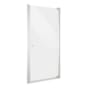 CRAFT + MAIN Cove 72" High x 34-1/2" Wide Hinged Frameless Shower Door with 1/4" Clear Glass Silver